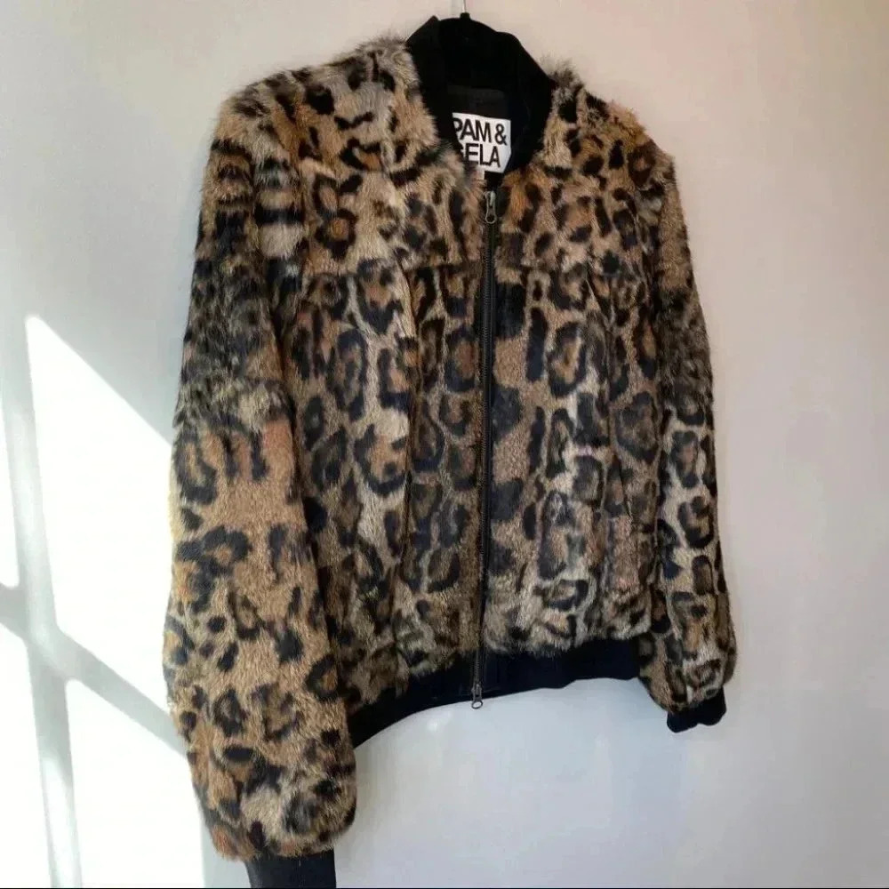 Pam and Gela Leopard Rabbit Bomber - Picture 2 of 14